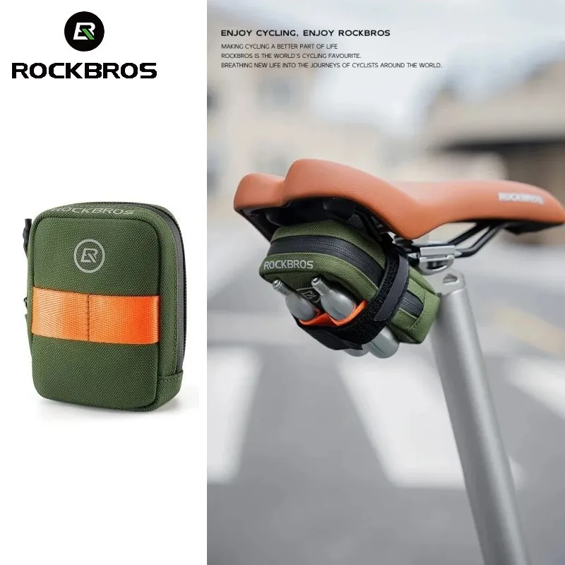 Cycling Commute Essentials - Bolsa de selim para bicicleta ROCKBROS