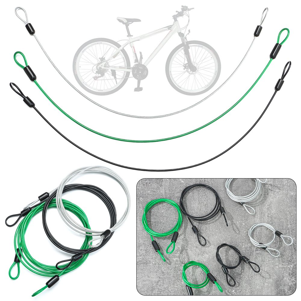 Cable Lock Flexible - Cabo de aço anti-roubo para mtb
