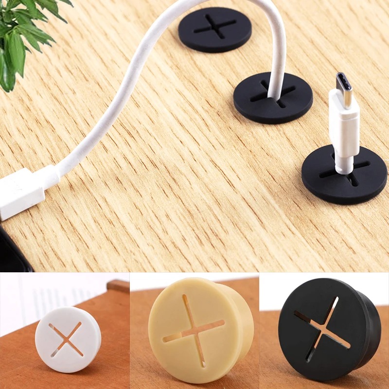 Cable Lock Flexible - 5 pçs de borracha flexível cabo