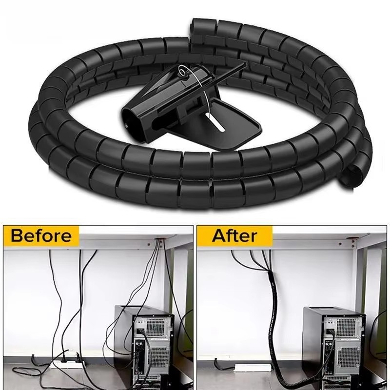 Protetor de fio de cabo preto  - Cable Lock Flexible avaliação e preço