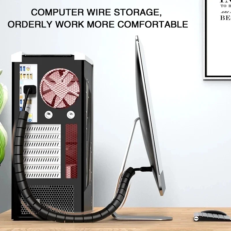 Protetor de fio de cabo preto  - Cable Lock Flexible avaliação e preço